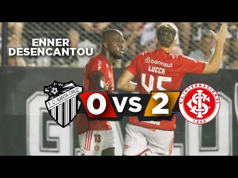 Santa Cruz 0 x 2 Internacional - Gols - Gauchão 2024