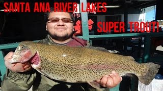 Santa Ana River Lakes - 10LB SUPERRR TROUTTT! - 12/18/16