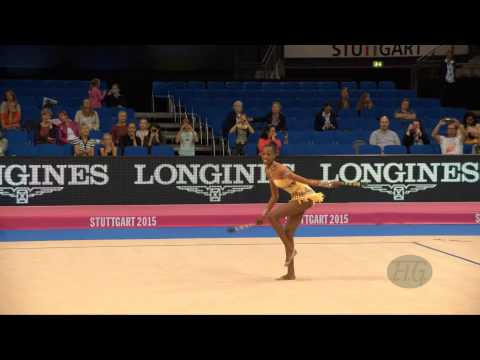 Grace LEGOTE (RSA) 2015 Rhythmic Worlds Stuttgart - Qualifications Clubs
