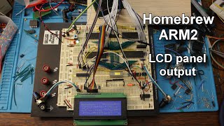 Homebrew ARM2 #6: Hooking up the LCD display