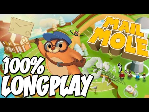 Mail Mole - 100% Walkthrough Longplay - All Levels, All Bosses, All Speedrun Medals, All Costumes