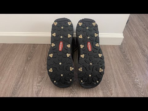 How to install Simms Stud + Star Cleats on Simms Freestone wading boots