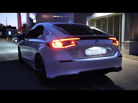 New Honda Civic Hybrid eHEV 2023 | Interior Exterior Lights at Night