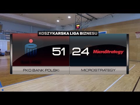 PKO Bank Polski vs Microst - IX kolejka - III Liga Warszawa - Koszykarska Liga Biznesu