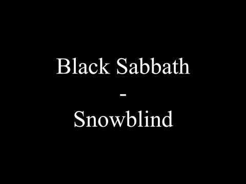 Black Sabbath - Snowblind (Lyrics)