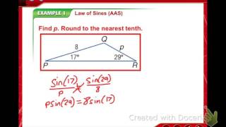 Manor Geometry Laws of Sine and Cosine