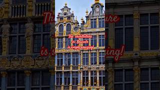 Step into the timeless beauty of Brussels' Grand Place 🇧🇪✨️ #travelshorts #belgium #shorts