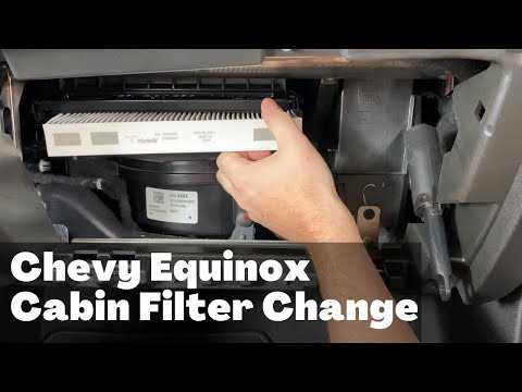2018 - 2021 Chevy Equinox Cabin Air Filter - How To Remove Replace Change Location Chevrolet DIY
