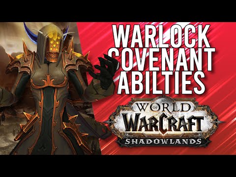 Warlock ALL COVENANT Abilities In Shadowlands! - WoW: Shadowlands Alpha