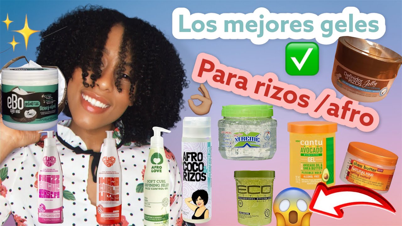 Los Mejores Geles-Gelatinas para cabello rizado y afro 👍🤦‍♀️🤷‍♀️