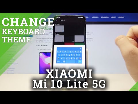 How to Set Up Keyboard Theme in Xiaomi Mi 10 Lite 5G - Customize Keyboard