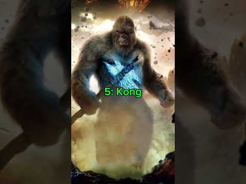 Top 10 Strongest Monsterverse Titans (After GxK) #godzilla #kaiju #monsterverse #top10