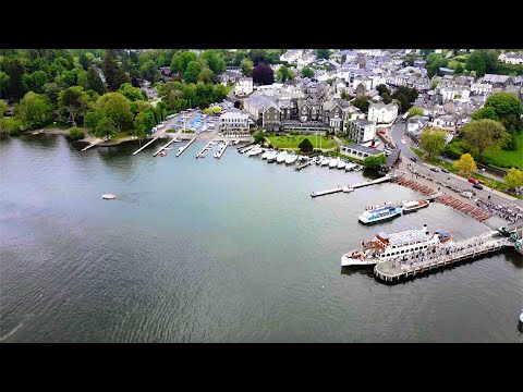 Windermere - Lake District | 4K | England's Largest lake | Drone Shot | DJI Mavic Mini