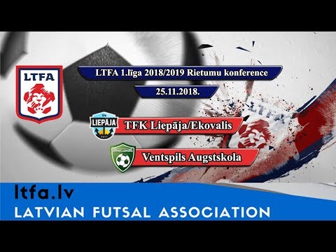 TFK Liepāja/Ekovalis - Ventspils Augstskola [LTFA 1.LĪGA 2017/18 Highlights]