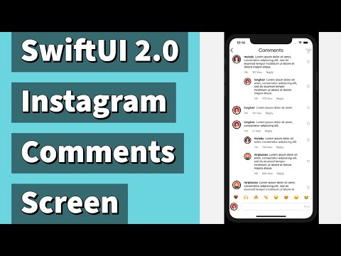 SwiftUI 2.0 Instagram Comments Screen 6