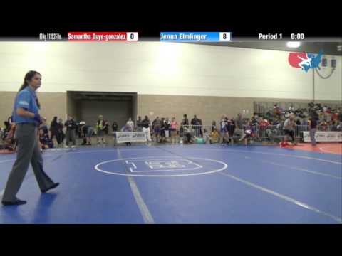 FILA Cadet 60 kg / 132.25 lbs. - Samantha Ouye-gonzalez vs. Jenna Elmlinger