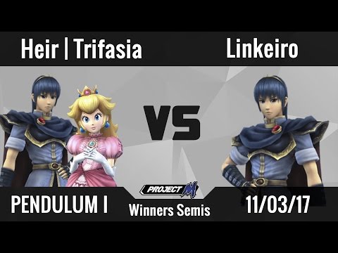 PM [PENDULUM I] HEIR | Trifasia (Peach, Marth) vs Linkeiro (Marth) Winners Semis