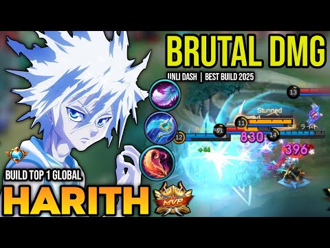 HARITH BEST BUILD 2025 | BUILD TOP 1 GLOBAL HARITH GAMEPLAY | MOBILE LEGENDS✓