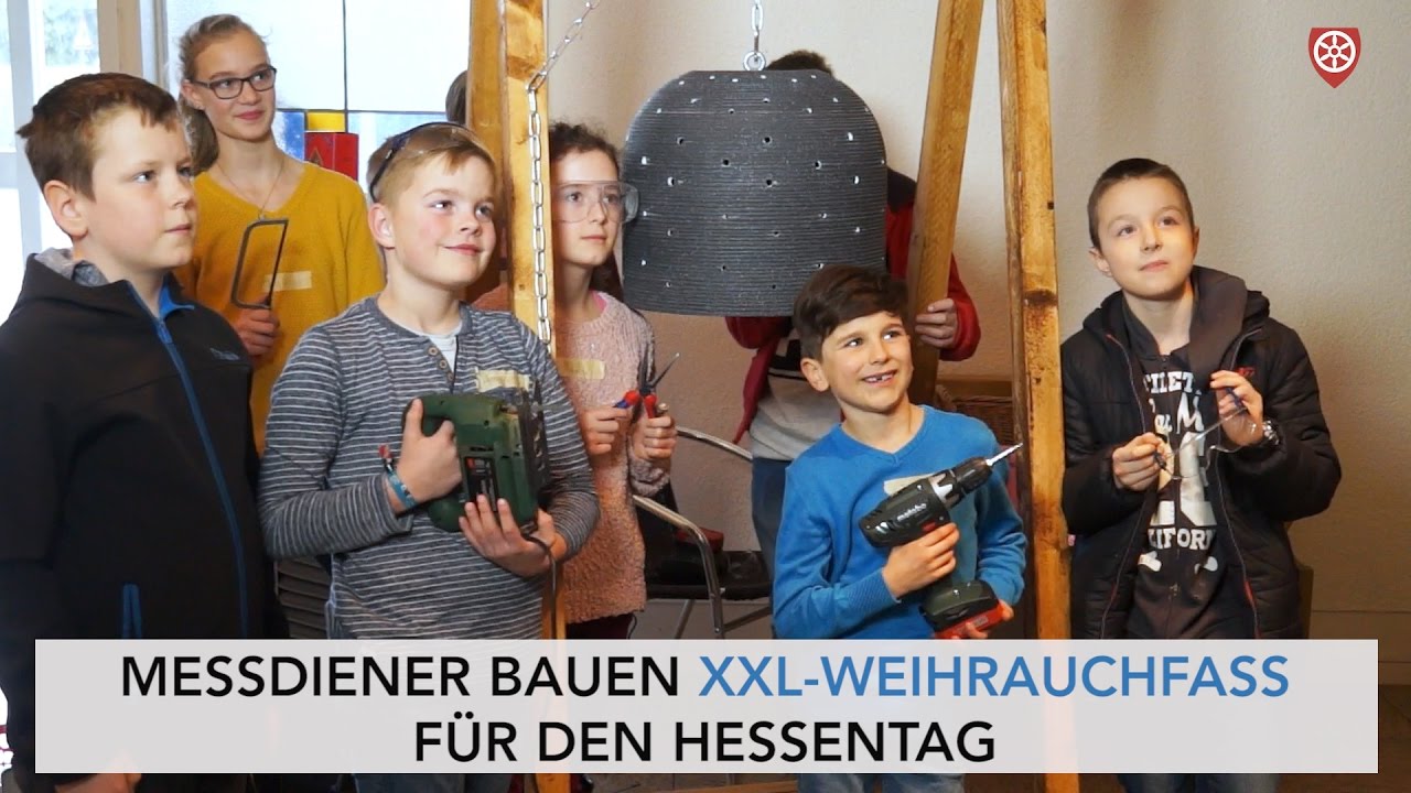 Riesen-Weihrauchfass für den Hessentag in Rüsselsheim