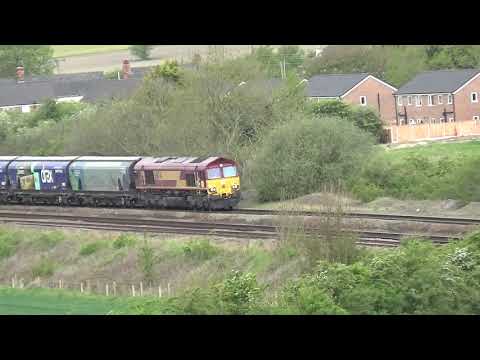 Trains at Barnetby 20/05/21