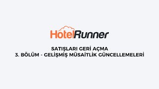 Gelişmiş müsaitlik güncellemeleri | Satışları geri açma