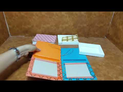 How to Assemble 6 Cavity Chocolate Boxes | Chocolate Box Making