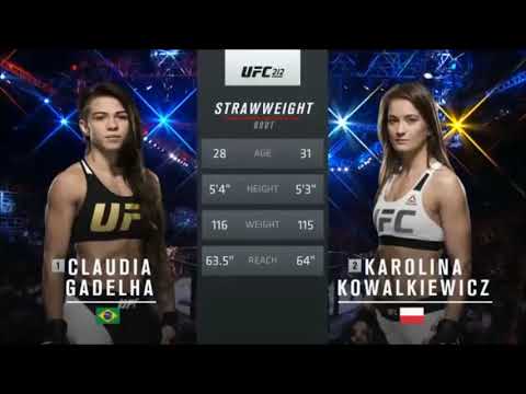 Claudia Gadelha vs Karolina Kowalkiewicz full fight