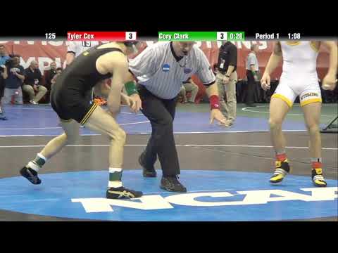 2014 NCAA Championships - 125 lbs -  Cory Clark v/s Cox