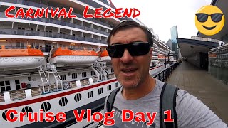 Cruise Vlog Day 1 - All aboard the Carnival Legend