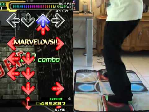 DDR/StepMania - N&S - DEAD END - Heavy / Expert on foam mat
