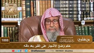 1888 - حكم وضع الأشجار على القبر بعد دفنه