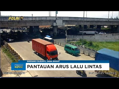 NTMC POLRI - PANTAUAN ARUS LALU LINTAS SIANG 04/11/2025