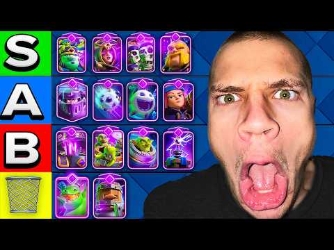 Jynxzi Ranks EVERY EVO in Clash Royale