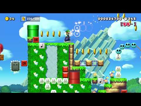 Automatic level  ^.^ don't move♪ by たぼっち 🍄 Super Mario Maker 2 ✹Switch✹ #apv