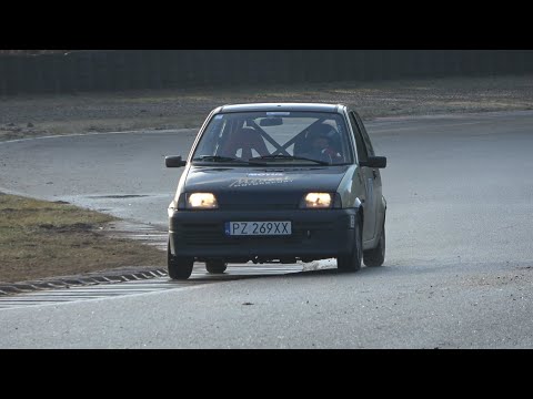 Mateusz Kwita, Fiat Cinquecento - VI SuperOES 2021 Tor Poznań - 15.01.2022