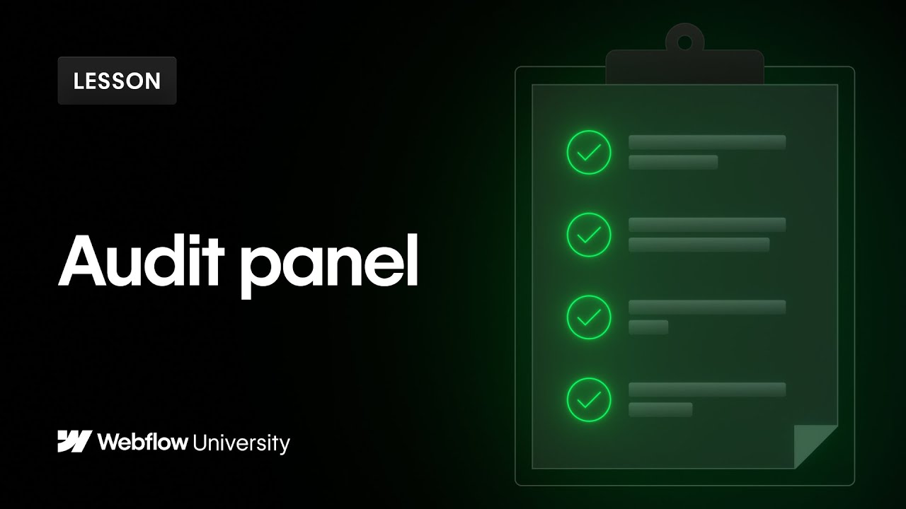 Audit Panel in Webflow for SEO, AEO & Accessibility
