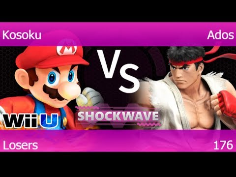 SW 176 - GGEA | Kosoku (Mario) vs Ados (Ryu) Losers - Smash 4