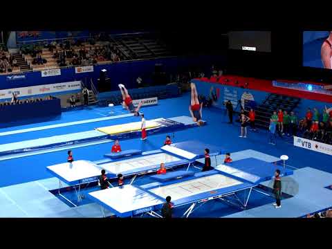 United States of America 1 (USA) M - 2019 Trampoline Worlds, Tokyo (JPN) - Qualification Synchro R2