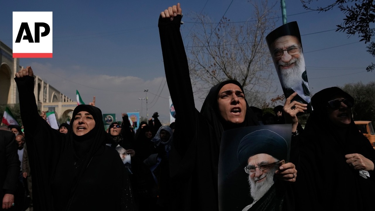 Video | Iran worshipers chant 'we'll fight, we'll die, we won't accept humiliation'