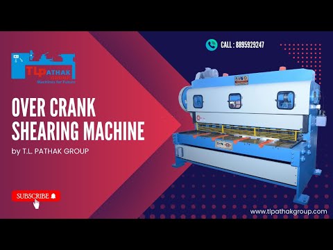 Mild Steel Over Crank  Shearing Machines