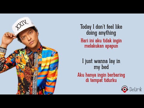 The Lazy Song - Bruno Mars (Lyrics video dan terjemahan)
