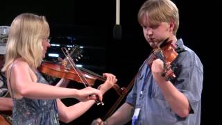 Laura &amp; Darin Smith ~ 2012 National Oldtime Fiddle Contest ~ Twin Fiddles