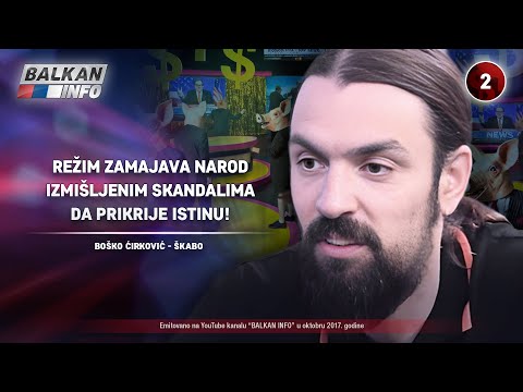 INTERVJU: Škabo – Režim zamajava narod izmišljenim skandalima da prikrije istinu! (30.10.2017)