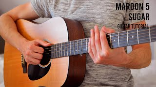 Maroon 5 - Sugar EASY Guitar Tutorial With Chords / Lyrics