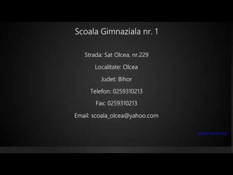 Scoala Gimnaziala nr. 1 Olcea