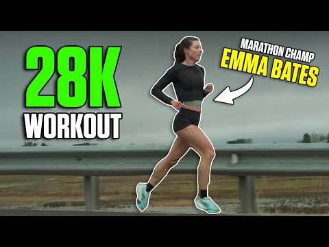 Emma Bates CRUSHES Final Hard Workout Before Boston Marathon | Workout Wednesday