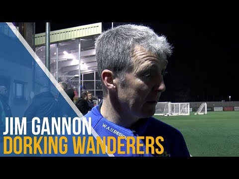 Jim Gannon Post-Match Interview - Dorking Wanderers