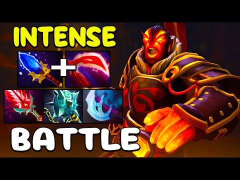THE MOST INTENSE BATTLE - INSANE CARRY - FULL TEAM FIGHT - DOTA 2 GAMEPLAY