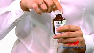 Wenden Sie das Lefax Pump-Liquid richtig an. Wir geben Ihnen hilfreiche Tipps