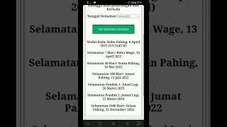 Download lagu Tutorial Gampang Mudah Cari/Hitung Hari/Tanggal Peringatan/Tahlilan Kematian Adat Jawa gak Ribet mp3